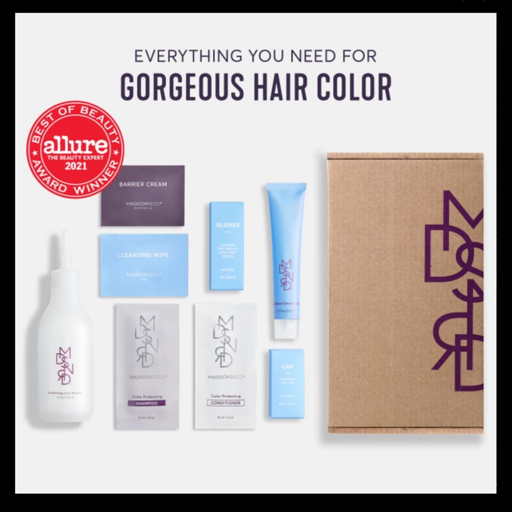 4 Madison Reed hair color kits. PISA BLONDE 9NA
Medium Smoky Blonde. New in Box